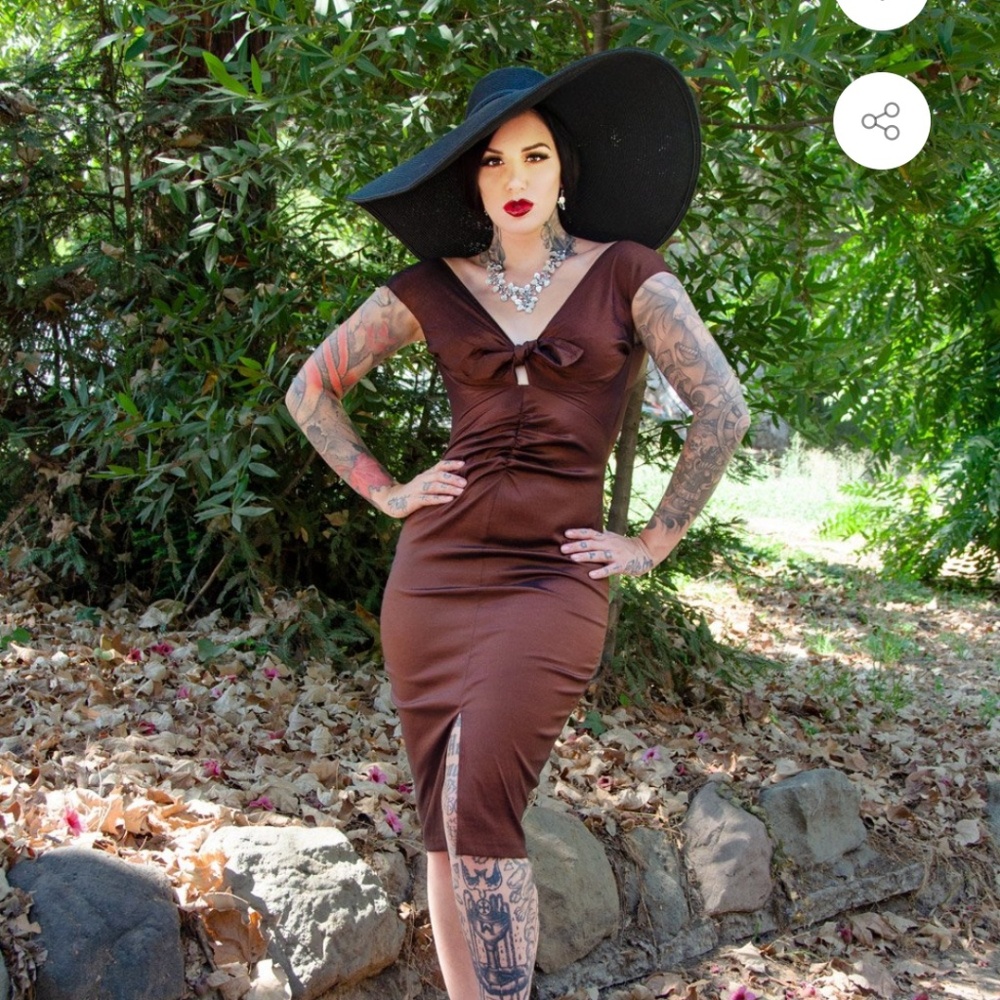 Pinup Girl PUG Dark Copper Bronze Niagra 2xl NWT